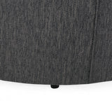 Bergeson Upholstered Round Ottoman by Christopher Knight Home