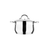 Bergner 5-Quart Dutch Oven Stainless Steel Dishwasher Safe Induction Ready with Lid