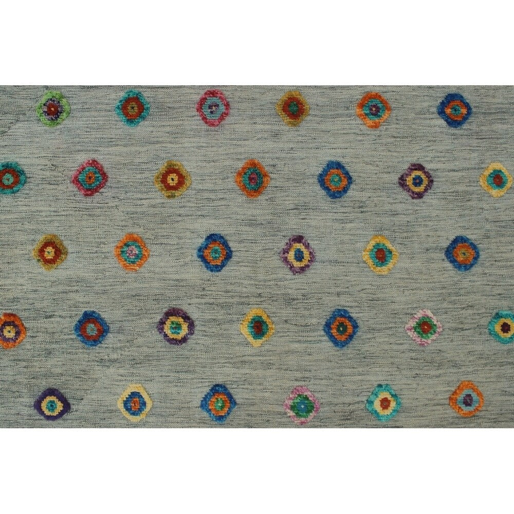 Berjesta Kilim Habiba Grey/Ivory Rug (8'7 x 11'3)