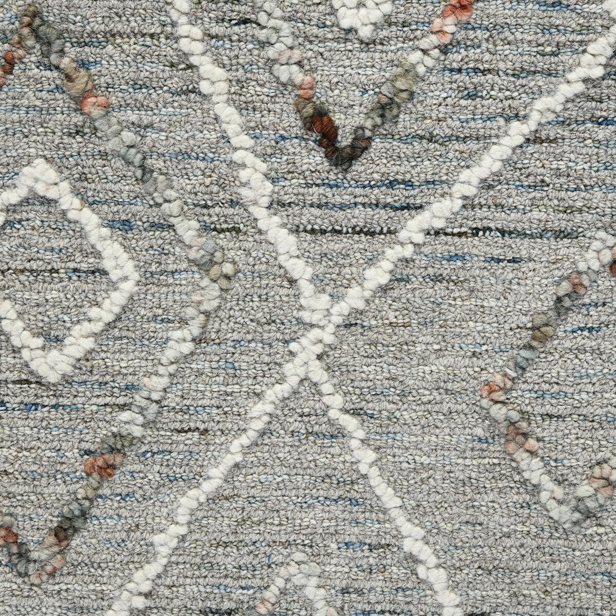 Berlin Tania Farmhouse Geometric Hand-Hooked Area Rug