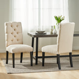 Berlin Tufted Fabric Dining Chair (Set of 2) by Christopher Knight Home