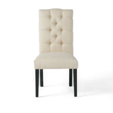 Berlin Tufted Fabric Dining Chair (Set of 2) by Christopher Knight Home