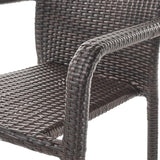 Bermuda Outdoor 9-piece Rectangular Wicker Aluminum Dining Set by Christopher Knight Home