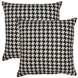 Berne Black White 17-inch Throw Pillows (Set of 2)