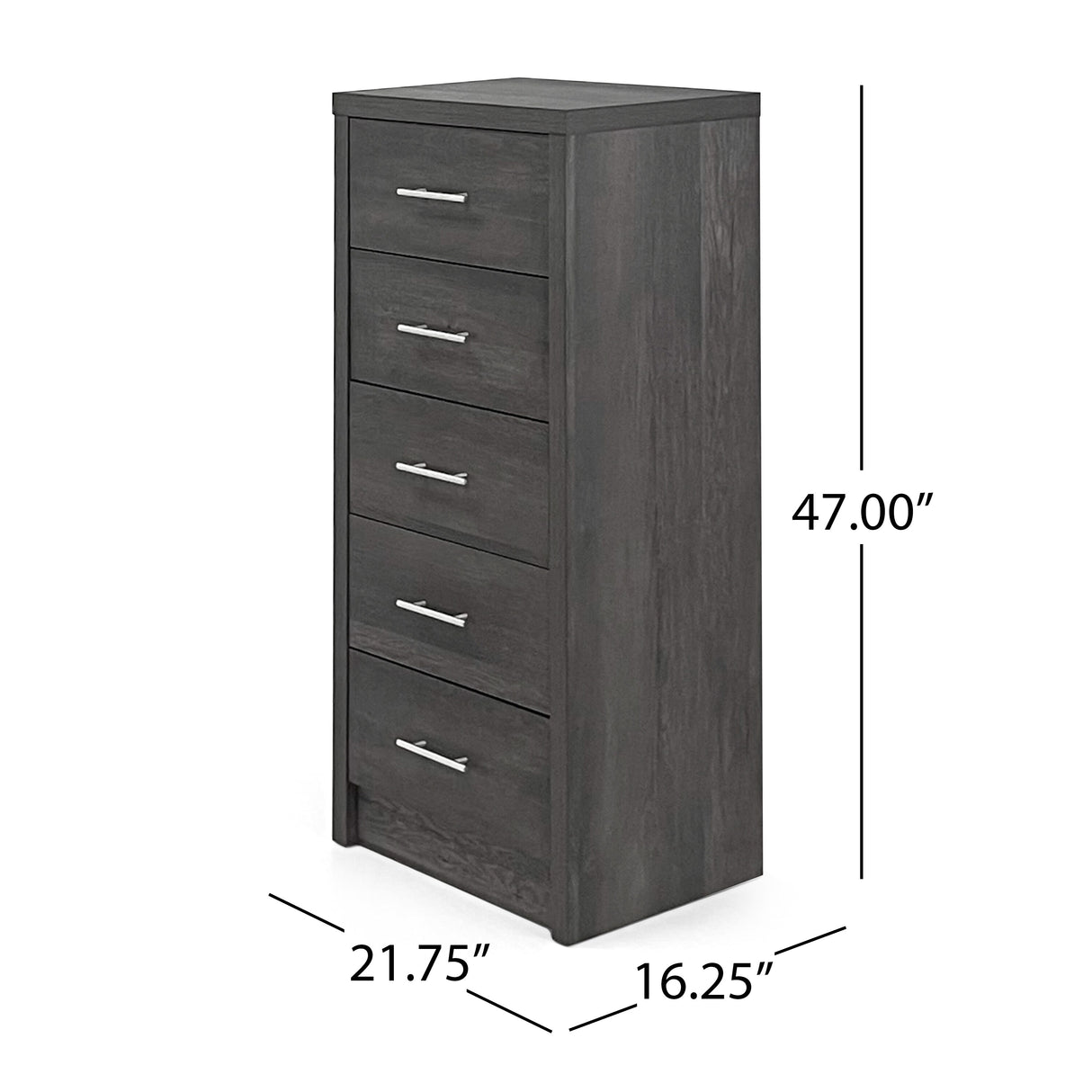 Berrett 3 Piece 5 Drawer Dresser and Nightstand Bedroom Set by Christopher Knight Home