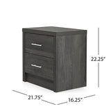 Berrett 3 Piece 6 Drawer Dresser and Nightstand Bedroom Set by Christopher Knight Home