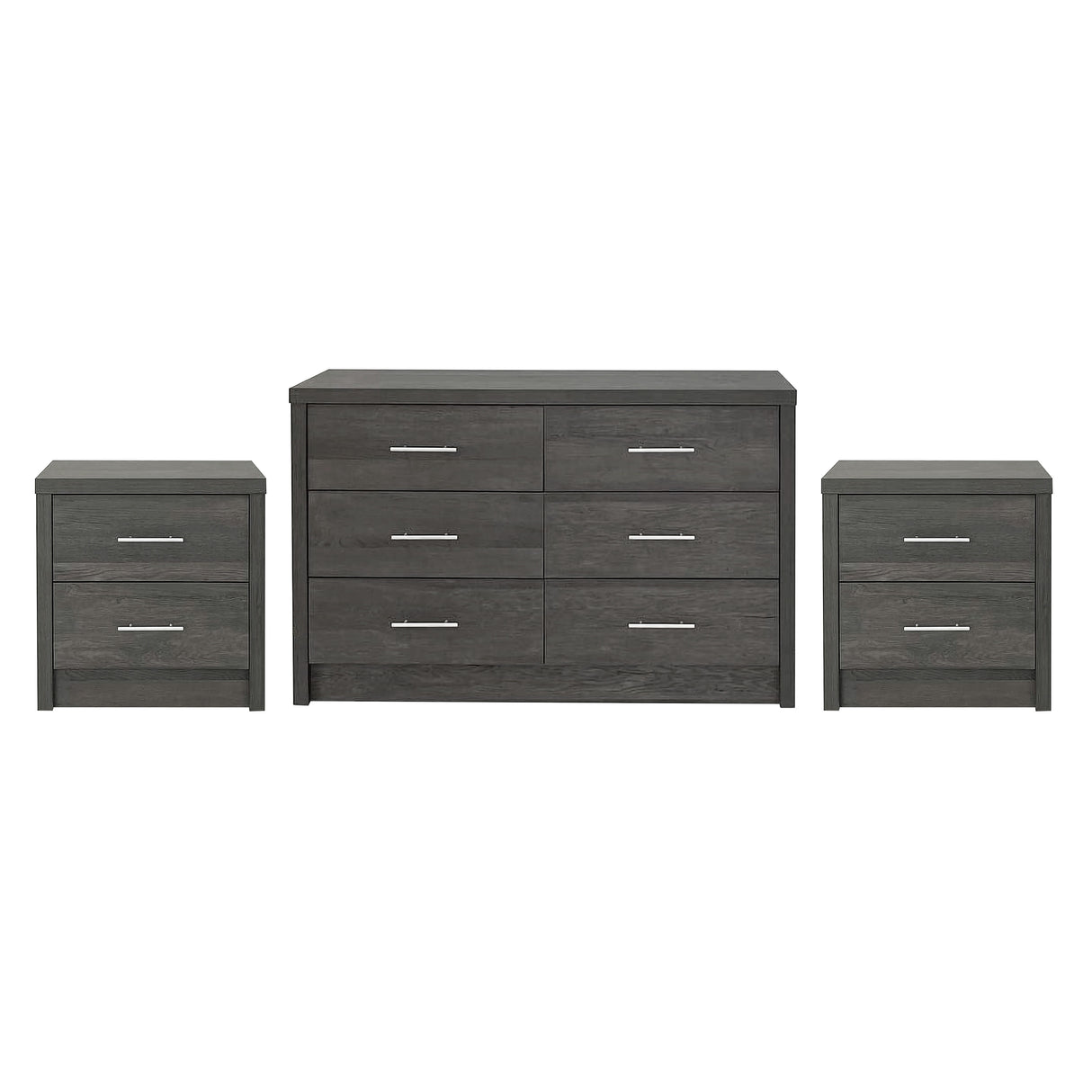 Berrett 3 Piece Double Dresser and Nightstand Bedroom Set by Christopher Knight Home