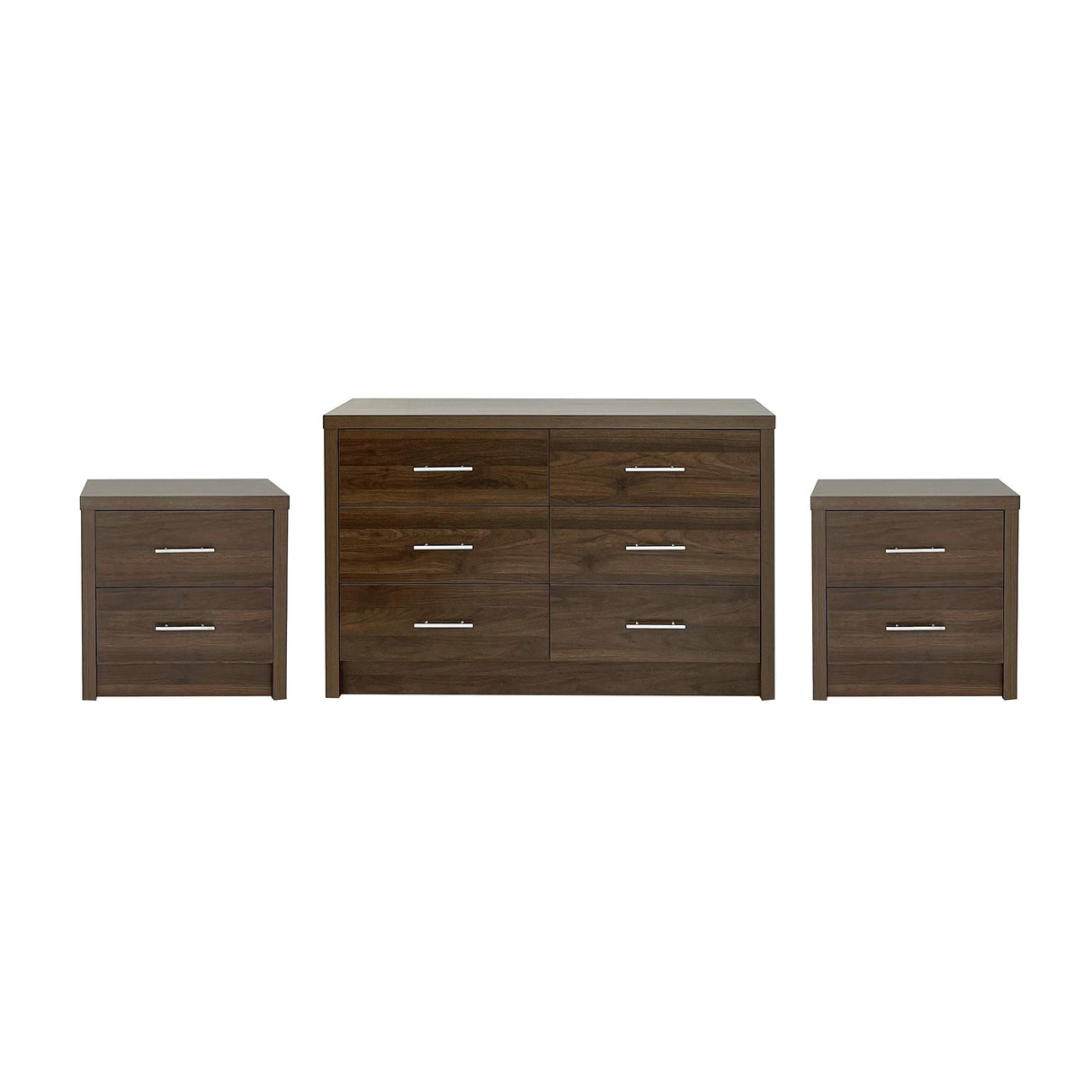 Berrett 3 Piece Double Dresser and Nightstand Bedroom Set by Christopher Knight Home