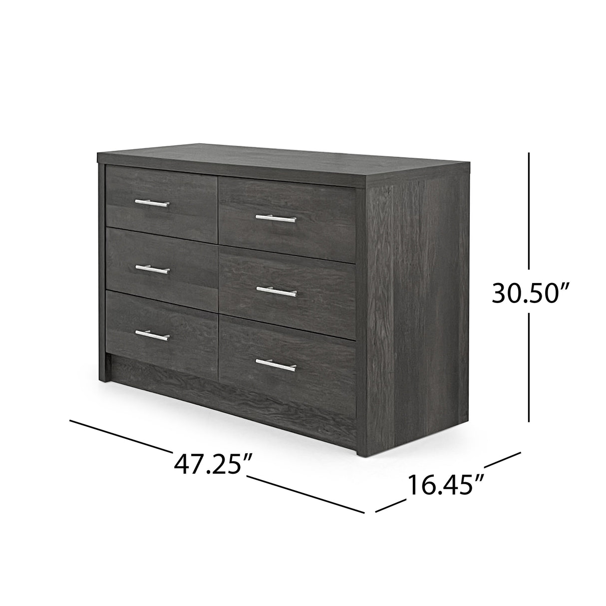 Berrett 3 Piece Double Dresser and Nightstand Bedroom Set by Christopher Knight Home