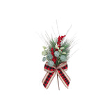 Berry Eucalyptus With Red Buffalo Bow Pick - Set of 6