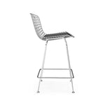 WIRE METAL Bertoia Counter Stool (26") Set of 2 - 39"Hx20.5"Wx23"D