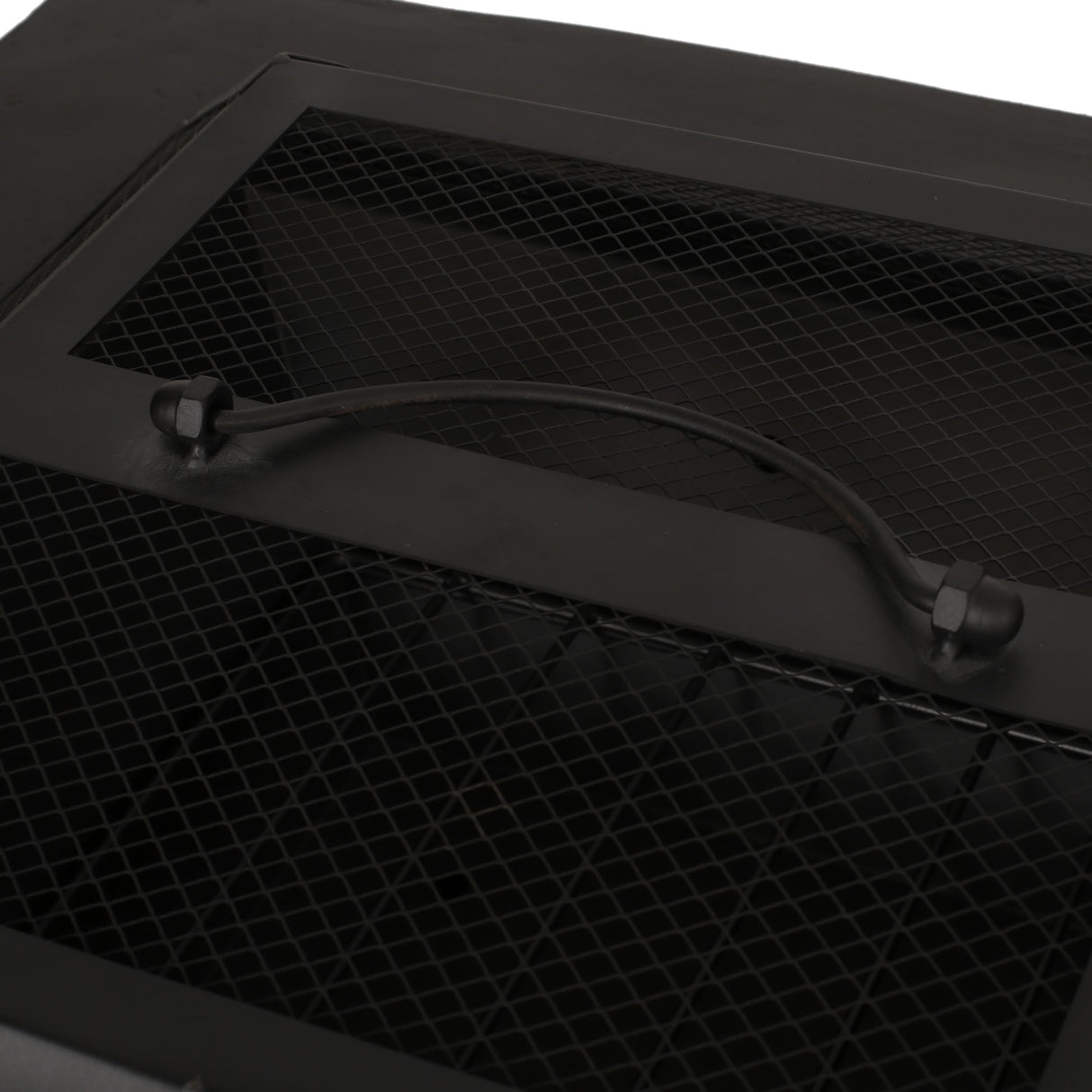 Berwick Outdoor Lightweight Concrete Outdoor Wood Burning Square Fire Pit by Christopher Knight Home