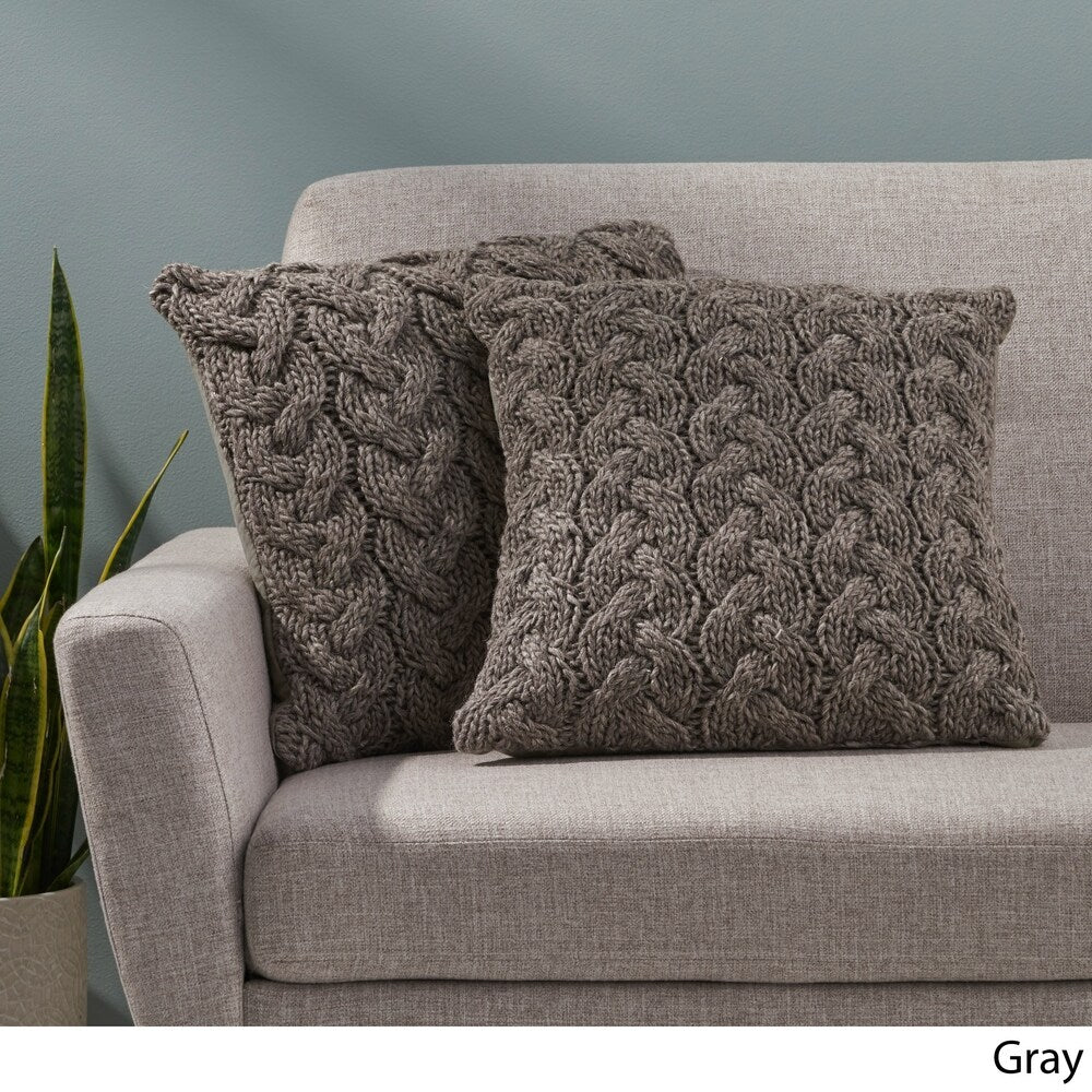 Newhall Modern Water Resistant Fabric Pillow Cover by Christopher Knight Home