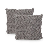Newhall Modern Water Resistant Fabric Pillow Cover by Christopher Knight Home