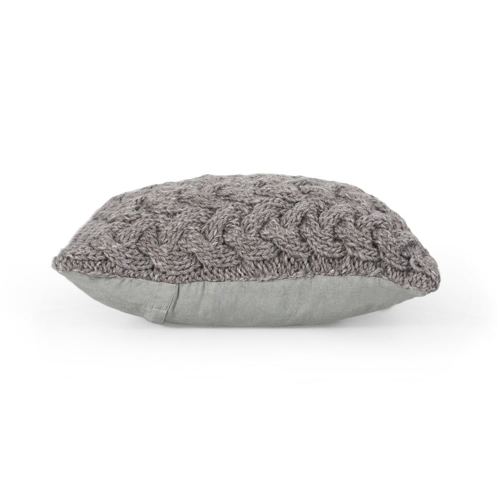 Besly Boho Wool Pillow Cover (Set of 2) by Christopher Knight Home