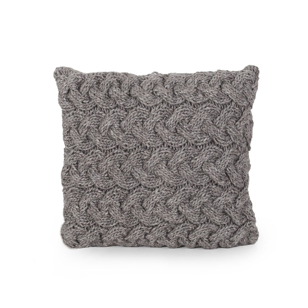 Besly Boho Wool Pillow Cover (Set of 2) by Christopher Knight Home