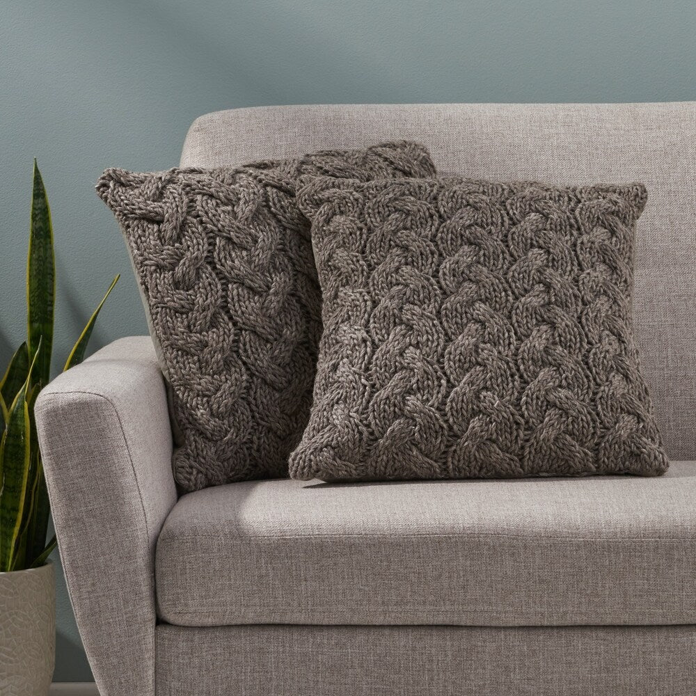 Newland Modern Water Resistant Fabric Pillow Cover by Christopher Knight Home