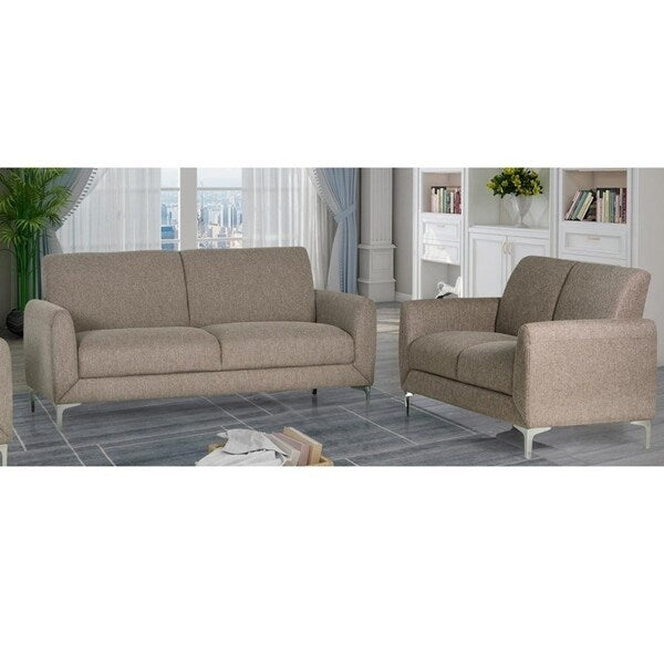 Best Master Furniture 2 Pieces Wheat Living Room Set