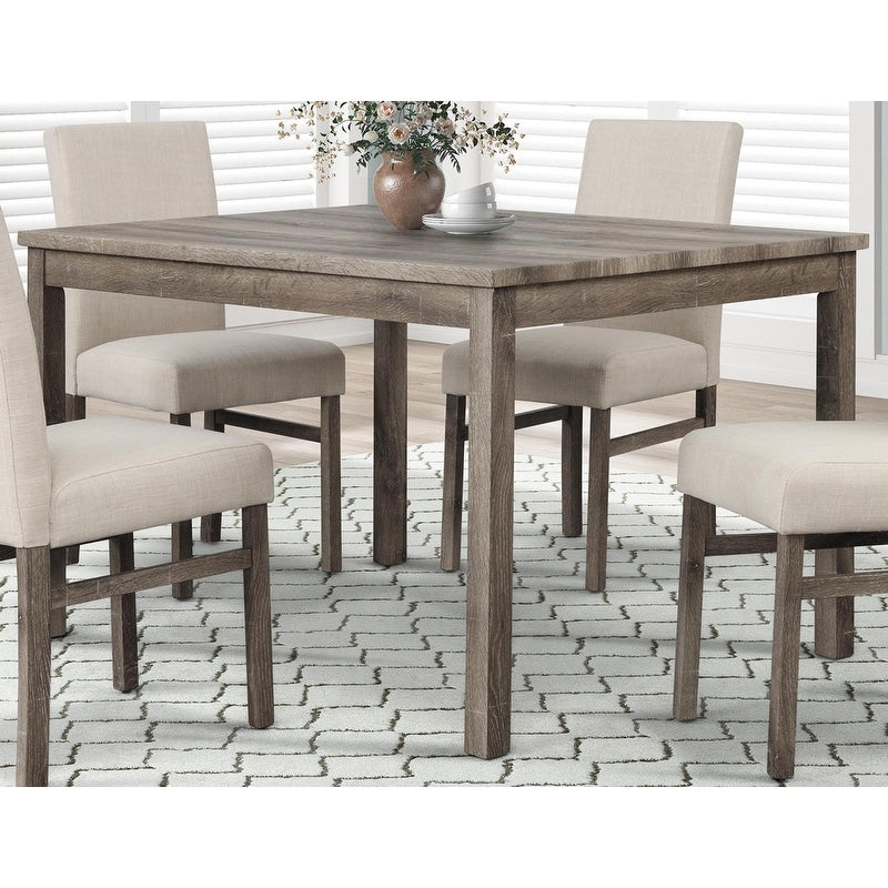 Best Master Furniture 48 x 36 Inch Rustic Farmhouse Rectangular Dining Table