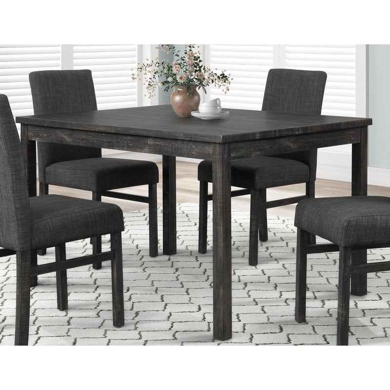 Best Master Furniture 48 x 36 Inch Rustic Farmhouse Rectangular Dining Table