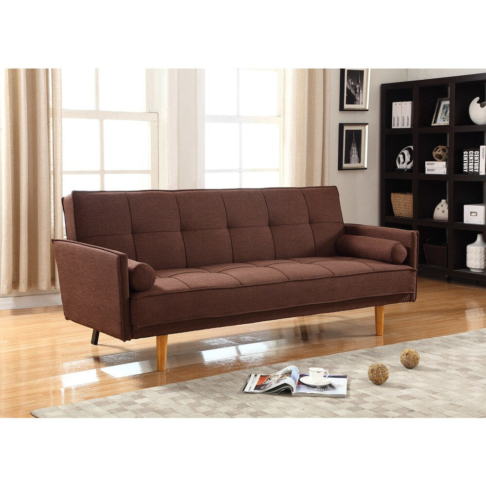 Best Master Furniture L33303 Linen Adjustable Sofa-bed Futon