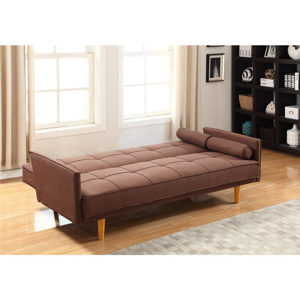 Best Master Furniture L33303 Linen Adjustable Sofa-bed Futon