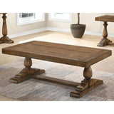 Best Master Furniture Rustic Rectangular Coffee Table