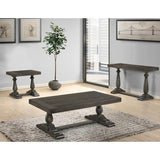 Best Master Furniture Rustic Rectangular Coffee Table