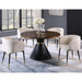 Best Master Furniture 5 Piece Round Oak Dining Set