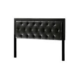Best Quality Furniture Faux Leather Tufted Upholstered Headboard