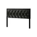Best Quality Furniture Faux Leather Tufted Upholstered Headboard