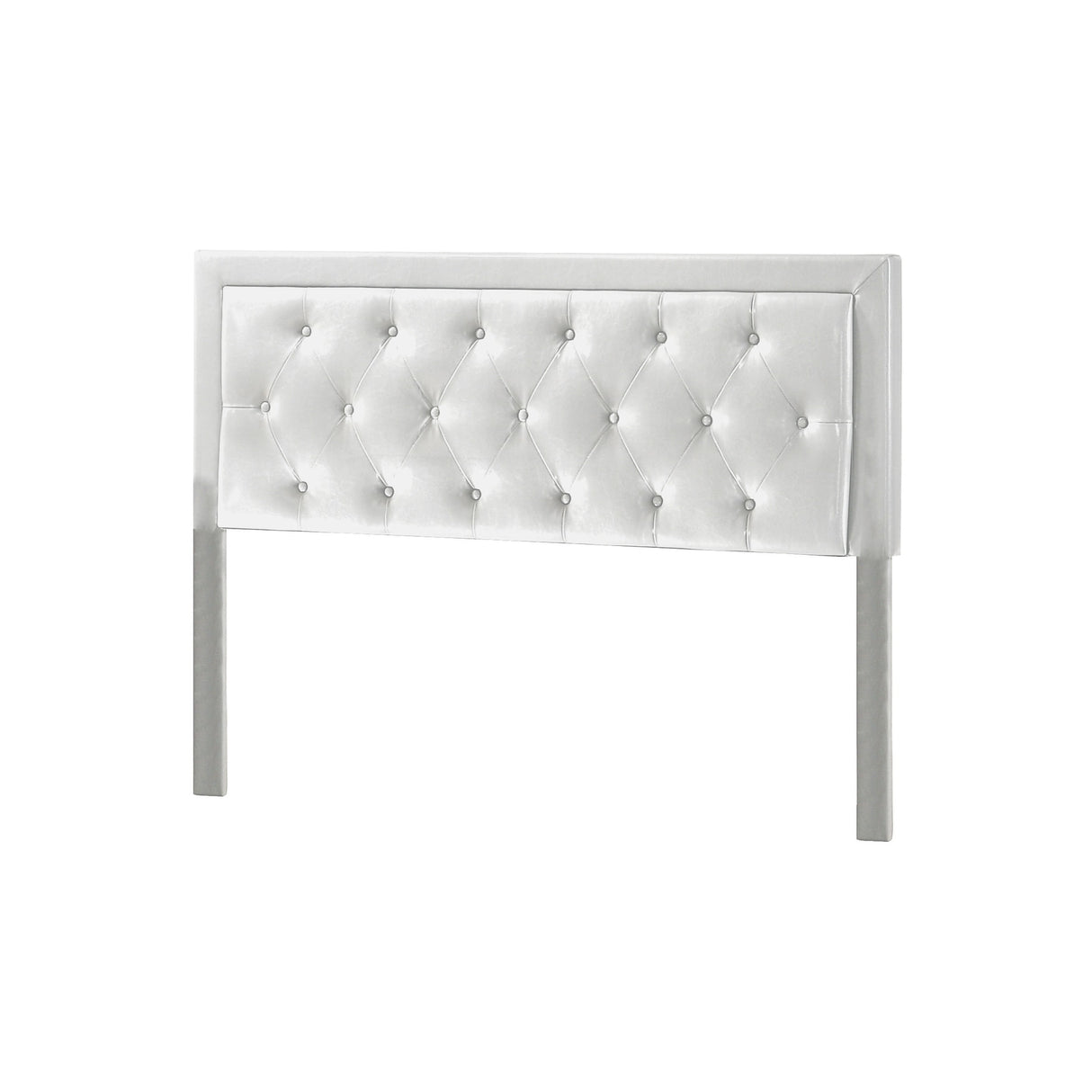 Best Quality Furniture Faux Leather Tufted Upholstered Headboard