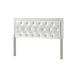 Best Quality Furniture Faux Leather Tufted Upholstered Headboard