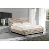 Best Quality Furniture Linen Tufted Panel Bed