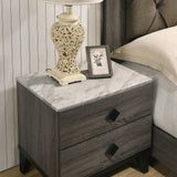 Best Quality Furniture Madelyn 6-Piece Walnut Bedroom Set