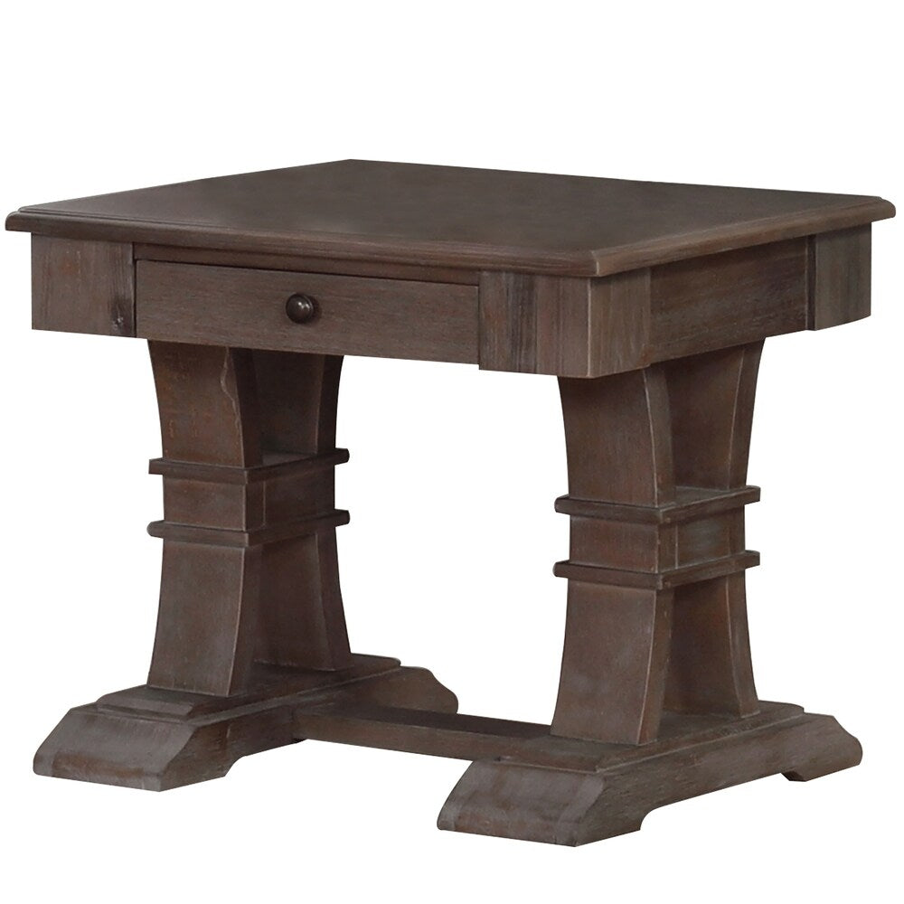 Best Quality Furniture Rustic Coffee Table, End Table, and Console Table Only