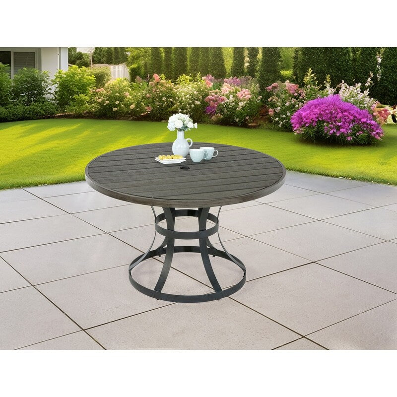 Best Quality Furniture Wood Patio Sets with Umbrella Hole - N/A