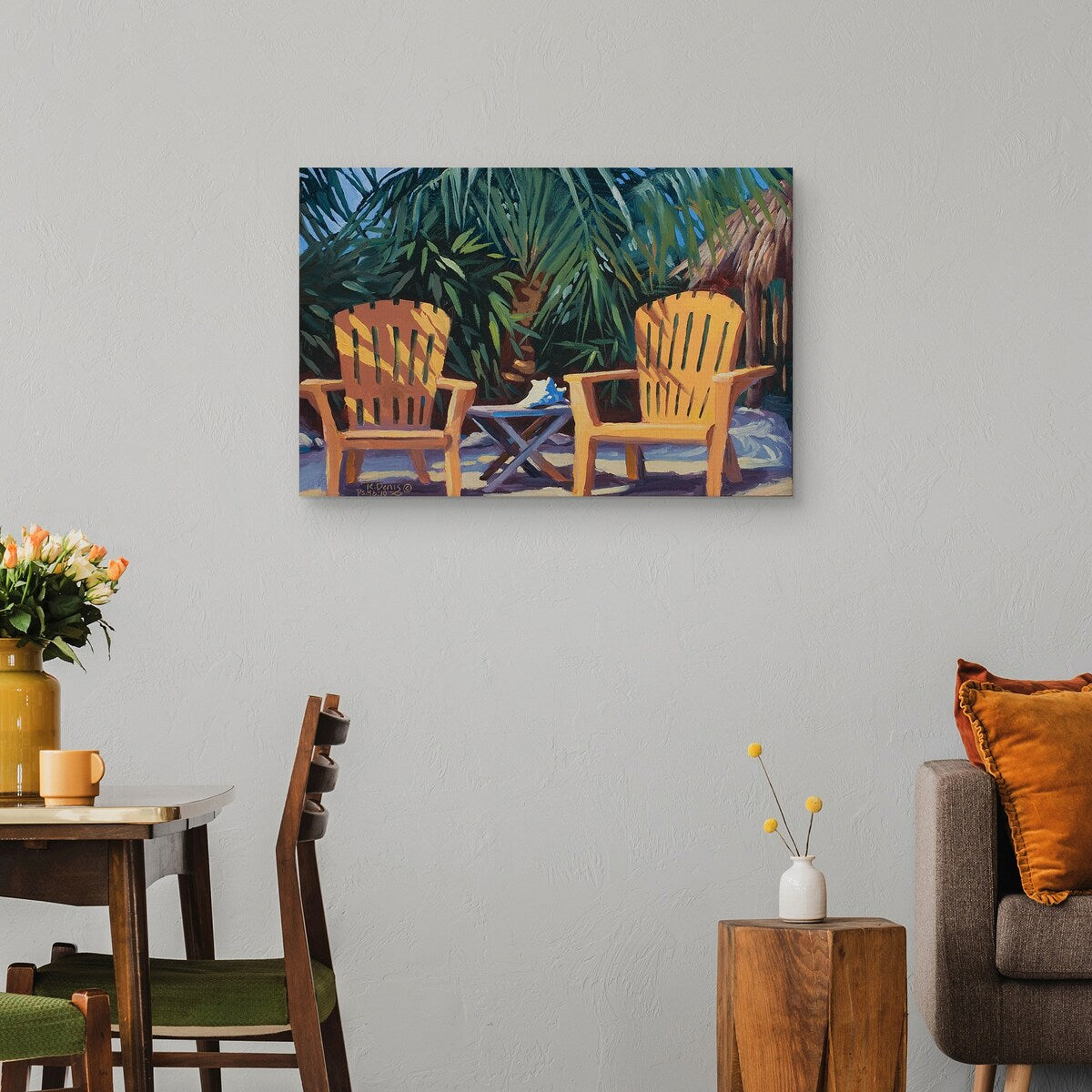 Best Seat by Kathleen Denis Canvas Art Print