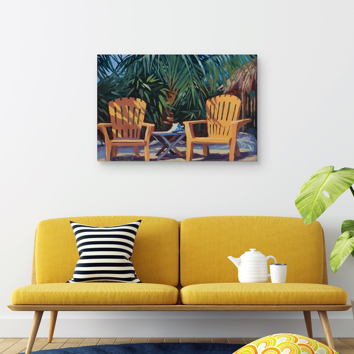 Best Seat by Kathleen Denis Canvas Art Print