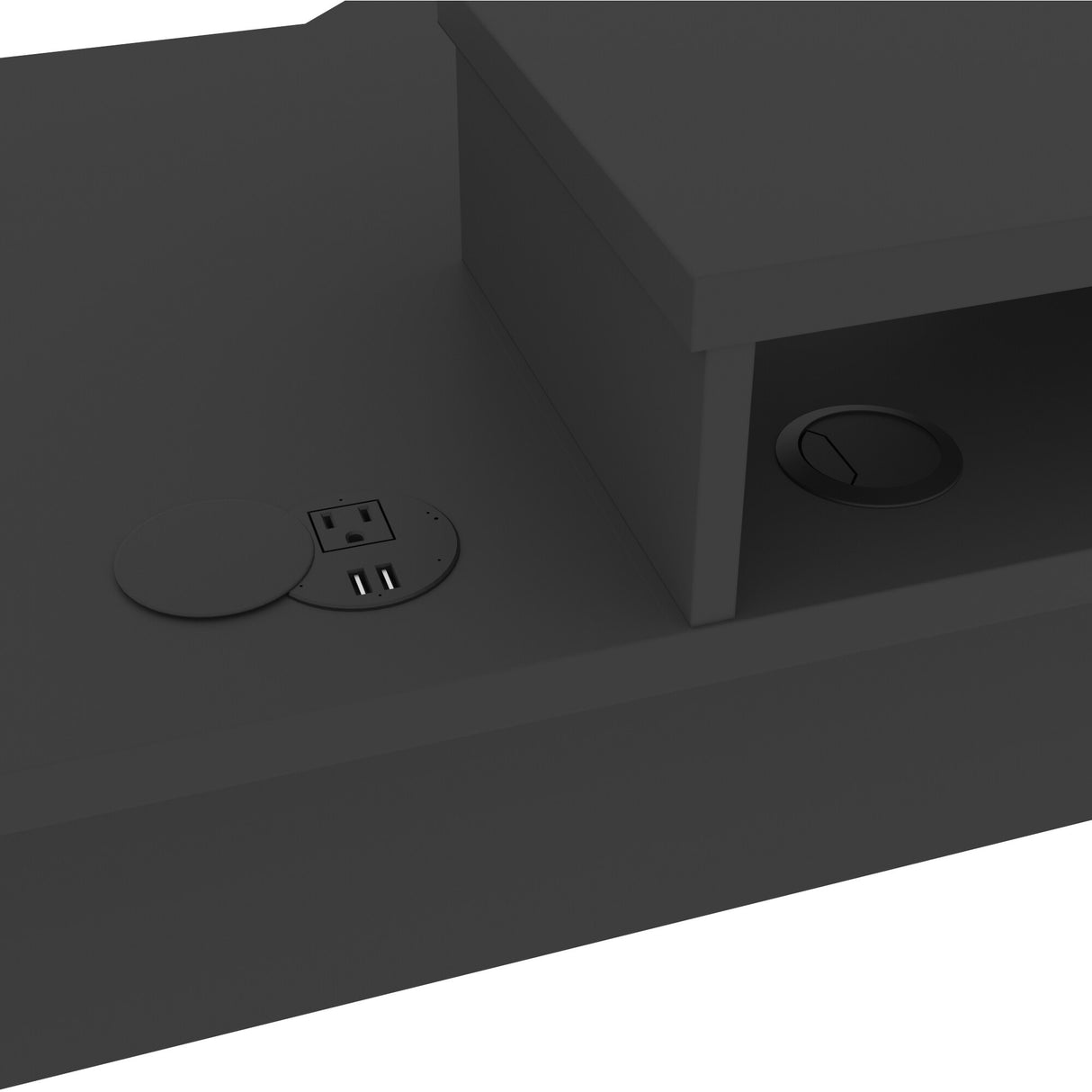 Bestar Hampton 66W L-Shaped Corner Gaming Desk