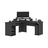 Bestar Hampton 66W L-Shaped Corner Gaming Desk