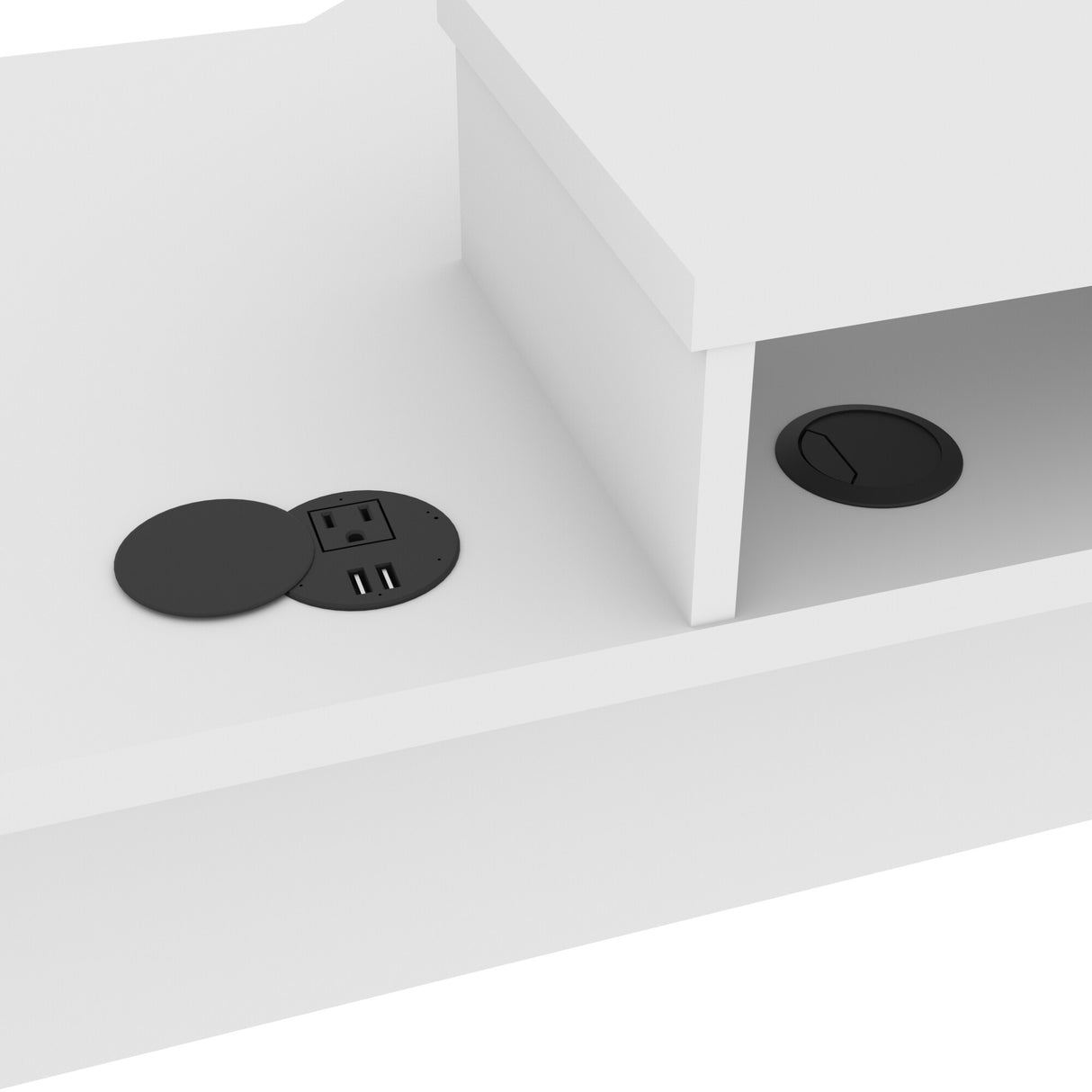 Bestar Hampton 66W L-Shaped Corner Gaming Desk