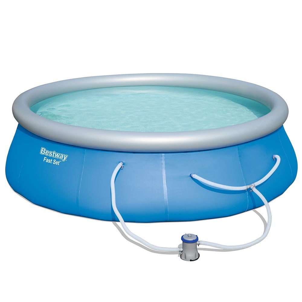Bestway Fast Set Swimming Pool Set with 530 GPH Filter Pump, 13' x 33"
