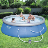 Bestway Fast Set Swimming Pool Set with 530 GPH Filter Pump, 13' x 33"