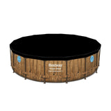 Bestway Power Steel Swim Vista 16' x 48" Round Above Ground Swimming Pool Set