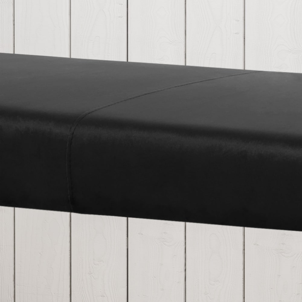 Bestwick Modern Velvet Bench with Brushed Brass Metal Legs by Christopher Knight Home