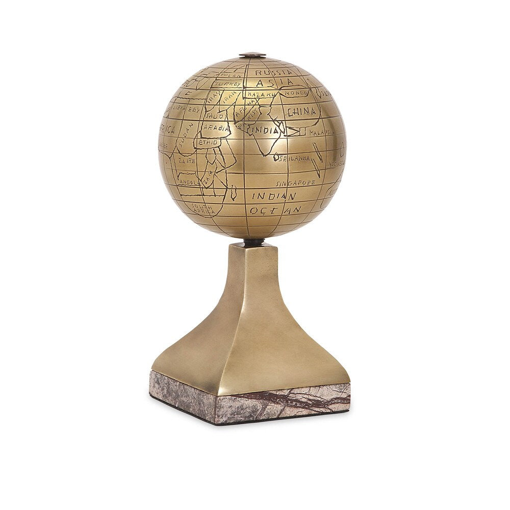 Beth Kushnick Globe w/ Stone Stand
