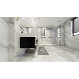 Bethany 84-inch Wall-mounted Vanity with Reinforced Acrylic Sinks