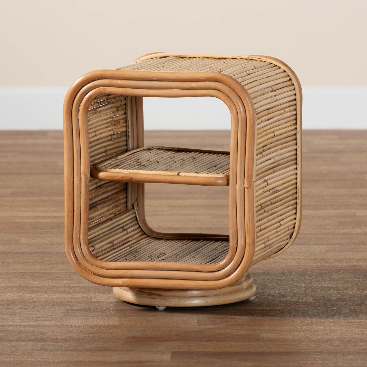 Bethari Bohemian Natural Rattan Nightstand