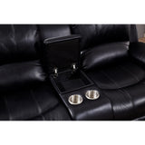 Betsy Furniture 2 Piece Bonded Leather Power Reclining Living Room Set, Sofa and Loveseat